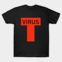 Asian Size Cotton Unisex Tshirt Print T-shirt Gorillaz T-Virus T-shirt No-Cut Print Regular Fit M (51-60kg) juoda