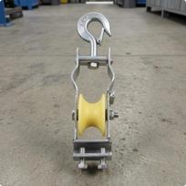 Cable Pulley Block Solid with Hook Sturdy for Construction 50-80