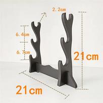 1/2/3/4 Tiers Japanese Katana Holder Wood Samurai Stents Cosplay Sword Knife Decoration Display Stand Holder Bracket Rack