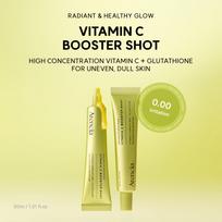 Arencia Vitamin C Booster Shot, 5% Dual Vitamin C + Glutathione Serum for Dark Spot Care yellow