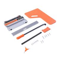 Laminato grindų pjaustytuvas 13 colių pjovimo plotis Daugiasluoksnių grindų pjaustytuvas su ratuku medinėms, LVP, LVT, VCT, SPC grindims orange