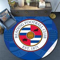 Reading Football Club Round Area Rug,Carpet Rug for Living Room Bedroom Sofa Playroom Decor,Non-slip Floor Mat 80cmx80cm