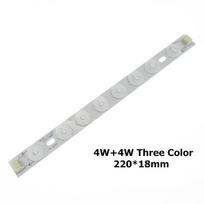 5-20pcs Three Color 2835 LED Tube Ceiling Light Module 4W 6W 8W LED Bar Lights Ceiling Lamp For Remoulding  Old LED Tube Source 5 Pieces