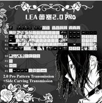 Customized PBT Dye-sublimation REZE White Black Anime Keycaps Cherry Profile for Mad60he Aula Win60 Wooting60 Keyboard