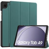 Atverčiamas odinis dėklas, skirtas Samsung Galaxy Tab A9 8,7''Tab, sulankstomas stovas Pu odinis dėklas, skirtas Samsung Tab A9 Plus planšetinio kompiuterio dėklams Tab s8 gray