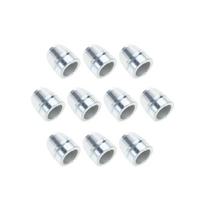 10 vnt. Apvalus kirvio rankenos pleištas Saugus rankenos metalinis pleištas Plaktuko rankenos pleištai Plieno pleištų rinkinys kirviui, plaktukui, kūjui 12MM white