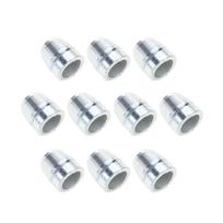 10 vnt. Apvalus kirvio rankenos pleištas Saugus rankenos metalinis pleištas Plaktuko rankenos pleištai Plieno pleištų rinkinys kirviui, plaktukui, kūjui 16MM white
