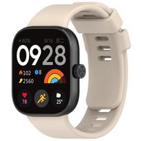 Klasikinis oficialus silikoninis dirželis Xiaomi Redmi Watch 4 Pakeičiama apyrankė-dirželis Redmi Watch 4 Minkštas TPU riešo dirželis Priedai for Redmi Watch 4 gray