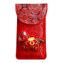 Kinų Naujųjų Metų Raudonas Vokas Audinys Laimingos Pinigų Kišenėlės Gryniems Dovanoms Mažas Hongbao Rankinė Vestuvėms Pavasario Šventei raudona