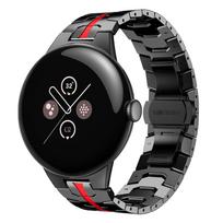 Luxury Stainless Steel Band for Google Pixel Watch 3 41mm Metal Bracelet for GOOGLE Pixel Watch 2/1 45 Luxury Strap Accessories Pixel watch 3 41mm gray