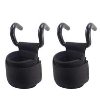 1Pc Weight Lifting Hook Grips With Wrist Wraps Gym Hand Bar Strap For Pull Ups Power Lift Gloves Fitness Training black
