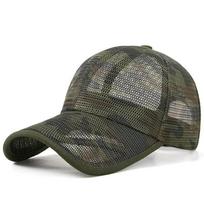 Big Size Trucker Snapback Cap for Men Full Mesh Sun Hat 11cm Long Peak Outdoor Sports Gorras Hombre Gorras de Béisbol 56-59cm žalia