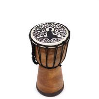 Buddha Wide Top Djembe Drum - 13cm 13 cm ruda