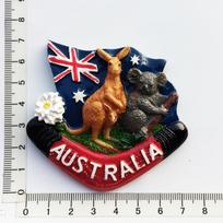Australija 3D šaldytuvo magnetukai Turizmo suvenyras Šaldytuvo magnetukai Lipdukų kolekcija Rankdarbių dovana Dekoracija 13 black