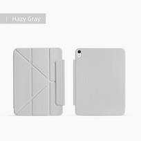 Case for iPad Mini 6/7 & Air 13-inch! Magnetic Closure Double-Sided Folio, Y-Fold Multi-Angle, Auto Wake/Sleep Smart Cover iPad mini 6 7 gray