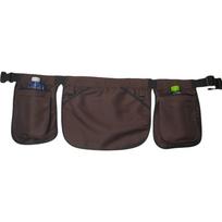 Waterproof Adjustable Belt Apron Large-capacity Multi-Pocket Fanny Pack  Gardening Coffee black