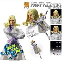 15cm JoJo's Bizarre Adventure Funny Valentine Super Veiksmo Statulėlė Steel Ball Run Sąnarių Veiksmo Figūrėlė Anime Modelis Žaislas Dovanos With BOX rožinė