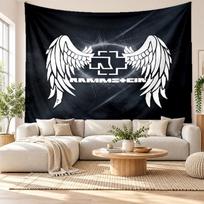 Rammstein Wall Tapestry, Soft Fabric Wall Hanging, Decorative Backdrop For Bedroom Home Wall Art 150cmx200cm