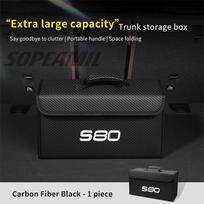 Volvo XC40 XC60 XC70 XC90 V40 V50 V60 V70 V90 S40 S60 S80 S90 C70 Automobilio bagažinės laikymo dėžutė Organizatorius Sulankstomas Laikymo Tvarkymo krepšys black