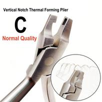 Dantų ortodontinės lygintuvo replės, termiškai formuojančios nematomos petnešos, vertikalios / horizontalaus lygio / ašarų lašų odontologo įrankiai 1 piece C Normal gray