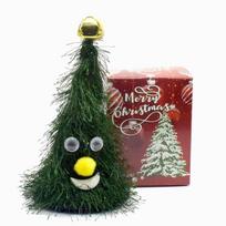 Santa Claus Climbing Ladder Ornament: Christmas Rope Toy Decoration black