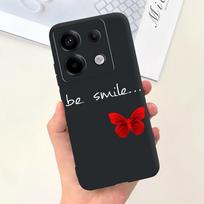 For Xiaomi Redmi Note 13 4G Case Cute Fashion Cartoon Cover Soft Silicone Phone Case For Redmi Note 13 Pro Plus Note13 5G Bumper Redmi Note 13 4G black