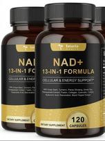 NAD+ Papildas 500mg su Nikotinamido Ribozidu, Resveratroliu ir Kvercetinu - Anti-senėjimo ir Ląstelių Energija Vyrams ir Moterims 2pack