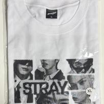 STRAY KIDS SKZ Run It Japan Japan Pop-Up Limited edition white t-shirt gray