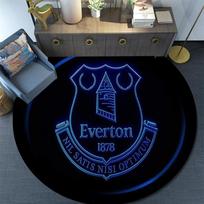 Everton Football Club,Round Area Rug,Carpet Rug for Living Room Bedroom Sofa Playroom Decor,Non-slip Floor Mat 150cmx150cm