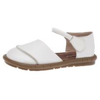 Retro Handmade Brown Leather Flat Sandals Summer Casual Versatile Comfortable Soft Sole Women Shoes 39 white