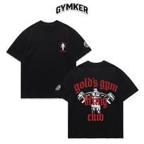 Gold's Gym Lifting Club T-Shirt, Workout Wear Men's Sport Outfit Gym Men's Top S red