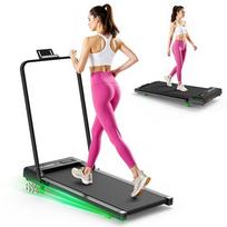 Foldable Treadmill AKLUER H03 For Home, 2.5HP Motor, 6% Manual Incline, Remote Control,Silent Operation,Black