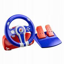 Es300A 180 Degree Nintendo Switch PC Gaming Steering Wheel for Kids Vibration + Pedals