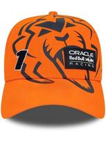 2025 Naujas Karštas Max Verstappen Austrijos Lenktynės Speciali Oranžinė A-Formos Trucker Atsitiktinė Kepurė Madinga Siuvinėta Vasarinė Red Bull Kepurė nuo Saulės One Size black