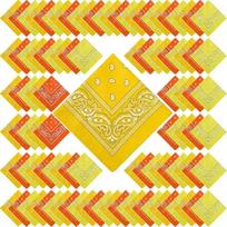 12-100Pcs Bandanas Cowboy Unisex Paisley Bandanas Bulk Large Head Bandana Cowboy Head Wrap Oversized Bandana Cowgirl Party Favor 12 PCS multi