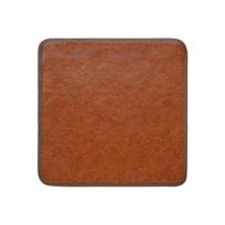 40×40cm/45×45cm PU Leather Seat Cushion Waterproof High Resilience Dining Chair Cushion Memory Foam Anti Slip Seat Cushion Pad 40x40cm brown