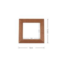 Solid Wood Switch Wall Frame Covering Wooden Socket LowProfile for Hallway, Living Room,
