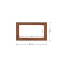 Solid Wood Switch Wall Frame Covering Wooden Socket LowProfile for Hallway, Living Room,