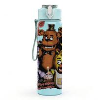 1PC Colorful Cartoon Group 750ml sports water bottle leakproof straw lid outdoor office home