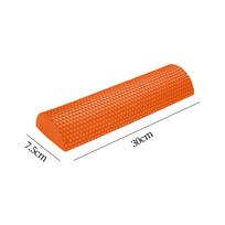 EVA Foam Half-roller Massage Roller, Lightweight for Unisex Back Exercise orange