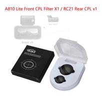for 70mai A810 Lite Front HD CPL Filter HD Lens Dust Protection Anti Glare for 70mai Rear CPL Filter