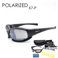 Taktiniai akiniai X7 Vyrams medžioklei, poliarizuoti, maskuojantys akiniai nuo saulės, karo akiniai, dviračių sportas, fotochrominiai akiniai black