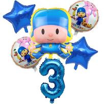 Pocoyo Gimtadienio Dekoracijos Vienkartiniai Indai Puodelis Lėkštė Balionas Vėliavėlė Vaikams Dovana Kūdikio Maudynių Dekoras Party Supplies Dovana other