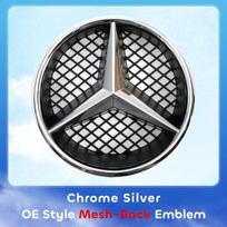 1pcsFor Mercedes Benz W204 B C GLK Class B180 B200 B250 C180 C200 C230 C250 C280 C300 C350Front Grille Mirror Star Badge Emblem EC3 gray