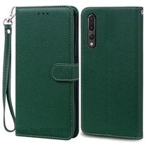 Dėklas Huawei P20, Dėklai Huawei P20 Pro, Coque Huawei P20 Pro, Odinis piniginės tipo atverčiamas dėklas Huawei P 20 Pro, Etui For Huawei P20 Pro black