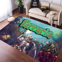 Smėlio dėžės žaidimas T-Terraria Kilimas Virtuvės kilimėlis Įėjimo durų kilimėlis Miegamojo grindų dekoracija Svetainės kilimėlis Vonios kambario neslystantys kilimai 40cm x 60cm gray
