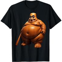 Tung Tung Tung sahur Riebus Mėmas T-shirt Unisex Medvilniniai Drabužiai S brown