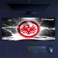 Eintracht Frankfurt Mouse Pad, Large Gaming Desk Mat, Non-slip XXL Mousepad for Laptop & Tablet, Mini PC Playmat with Stitched Edges 30cmx60cm(11.8x23.6inch) gray