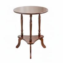 Small Round Corner Table Solid Wood End Scratch Resistant