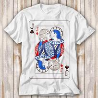 Jack Playing Card GAY Pride LGBT Rainbow Spade Diamond T Shirt Best Seller Funny Movie Gift Music Meme Top Tee 4220 150 gray